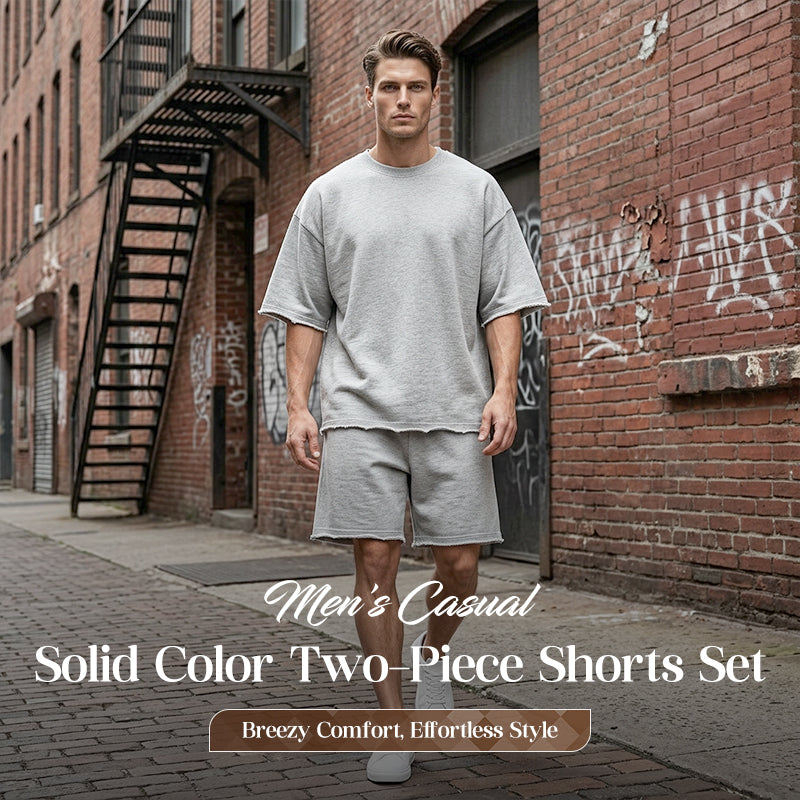 💎 -50% ON SOLID COLOR SPORTS SETS! 💎 Moisture-Wicking Comfort, Loose Fit & Perfect for Gym to Street 🏃‍♂️👕