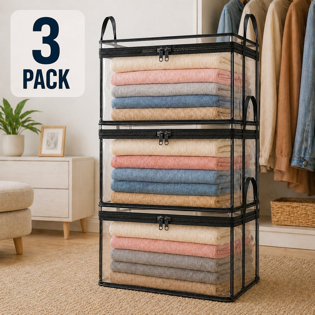 🔥Last Day 50% OFF📦Large Heavy-Duty Thick Plastic Clear Storage Bag for Clothes, Moving & Storage
