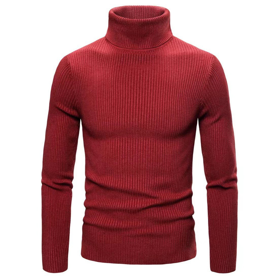 NordTrek SlimFit Ribbed Turtleneck Sweater