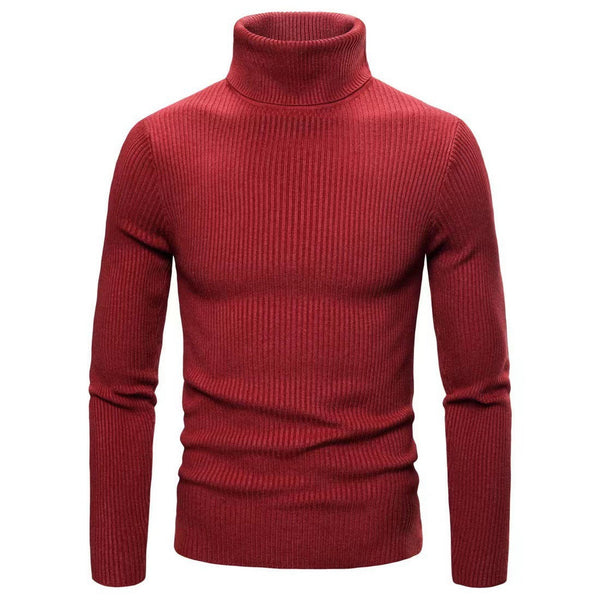 NordTrek SlimFit Ribbed Turtleneck Sweater