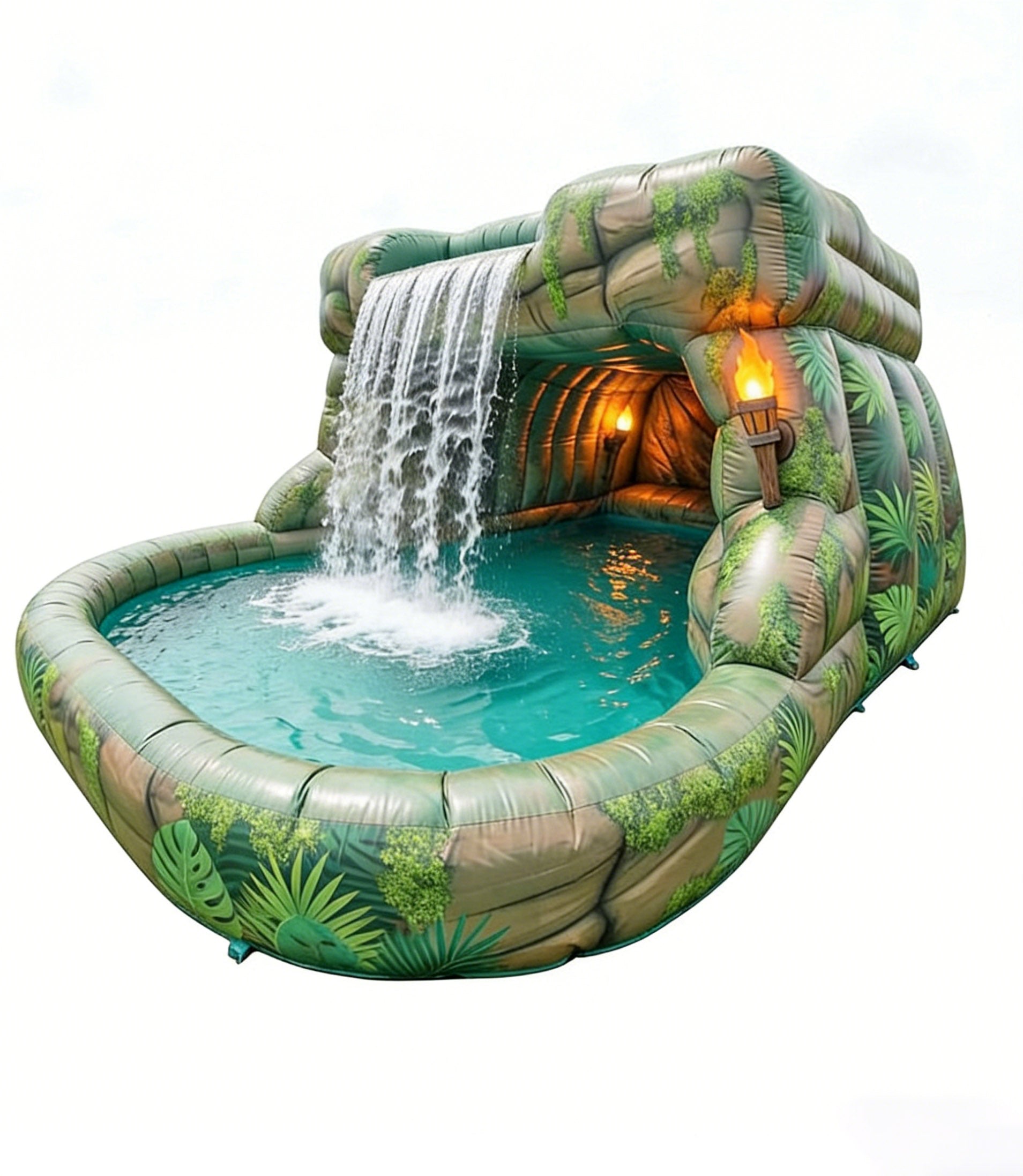 Cave Waterfall Adventure Splash Pool