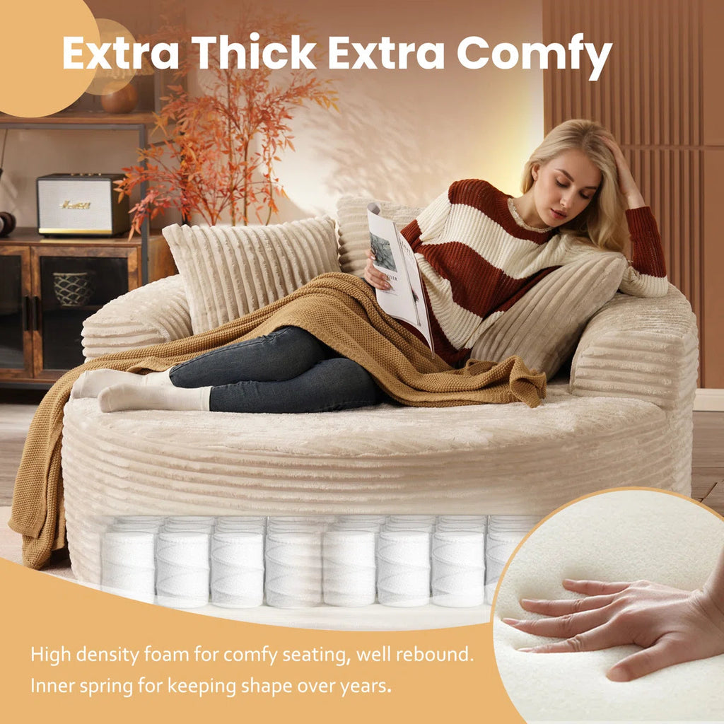 Lumen Boneless Round Lounge Chair