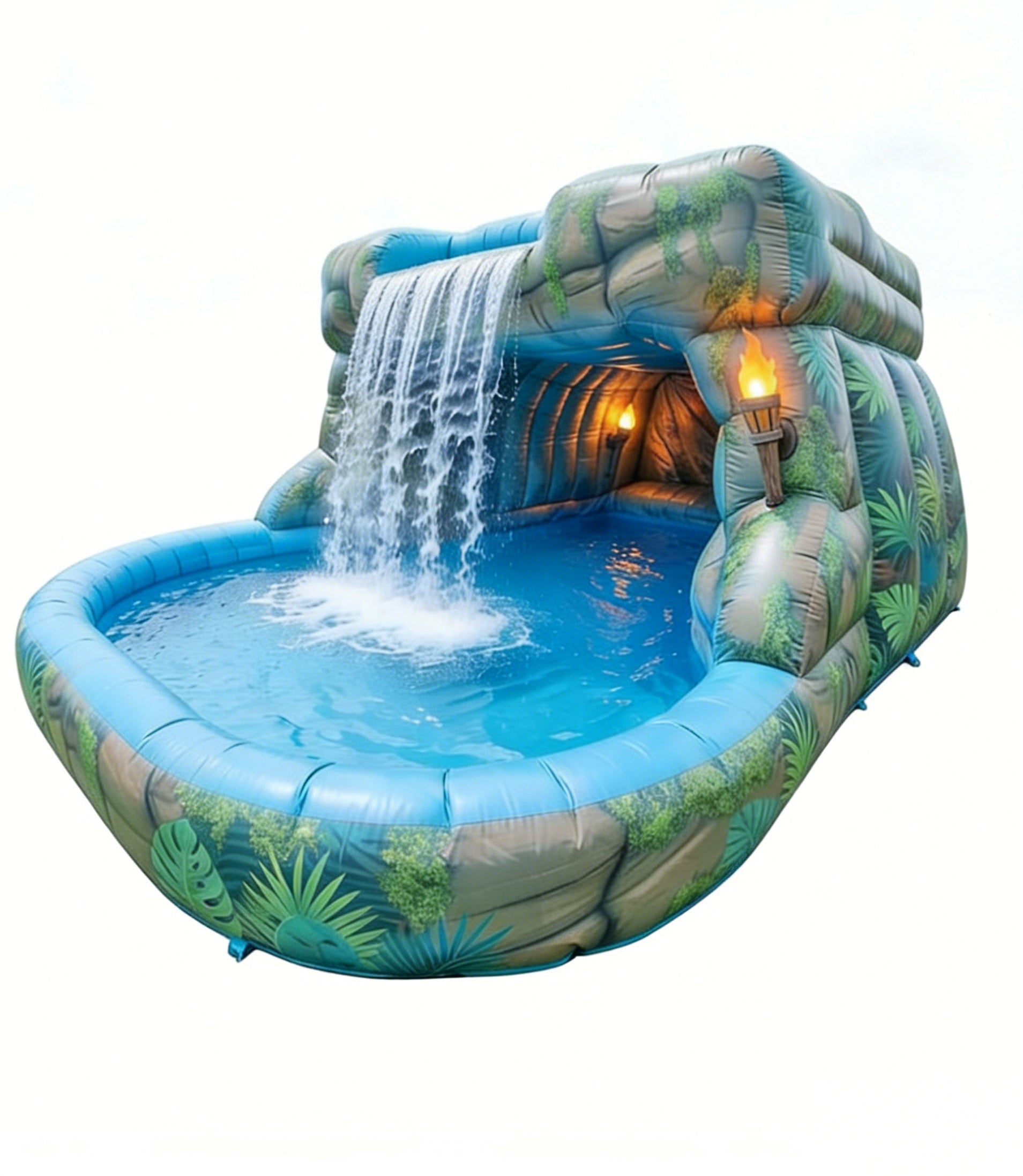 Cave Waterfall Adventure Splash Pool