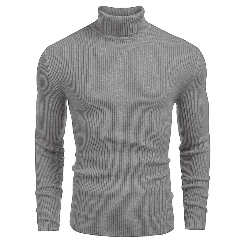 NordTrek SlimFit Ribbed Turtleneck Sweater