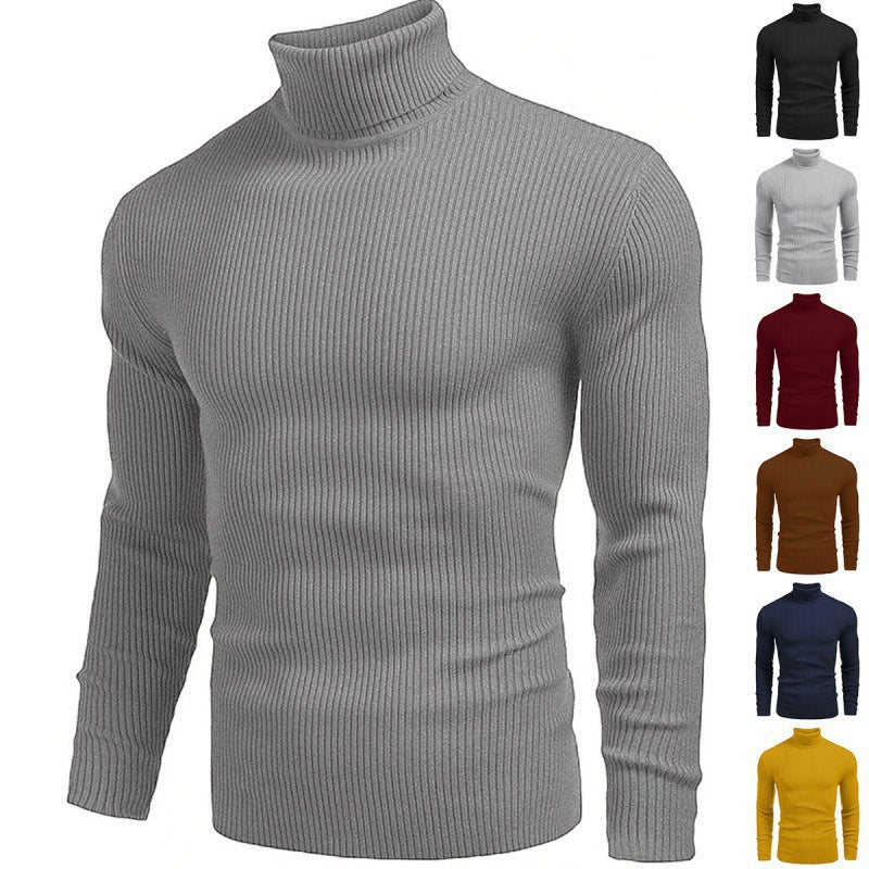 NordTrek SlimFit Ribbed Turtleneck Sweater