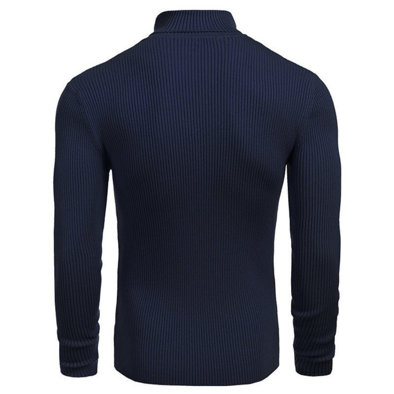 NordTrek SlimFit Ribbed Turtleneck Sweater