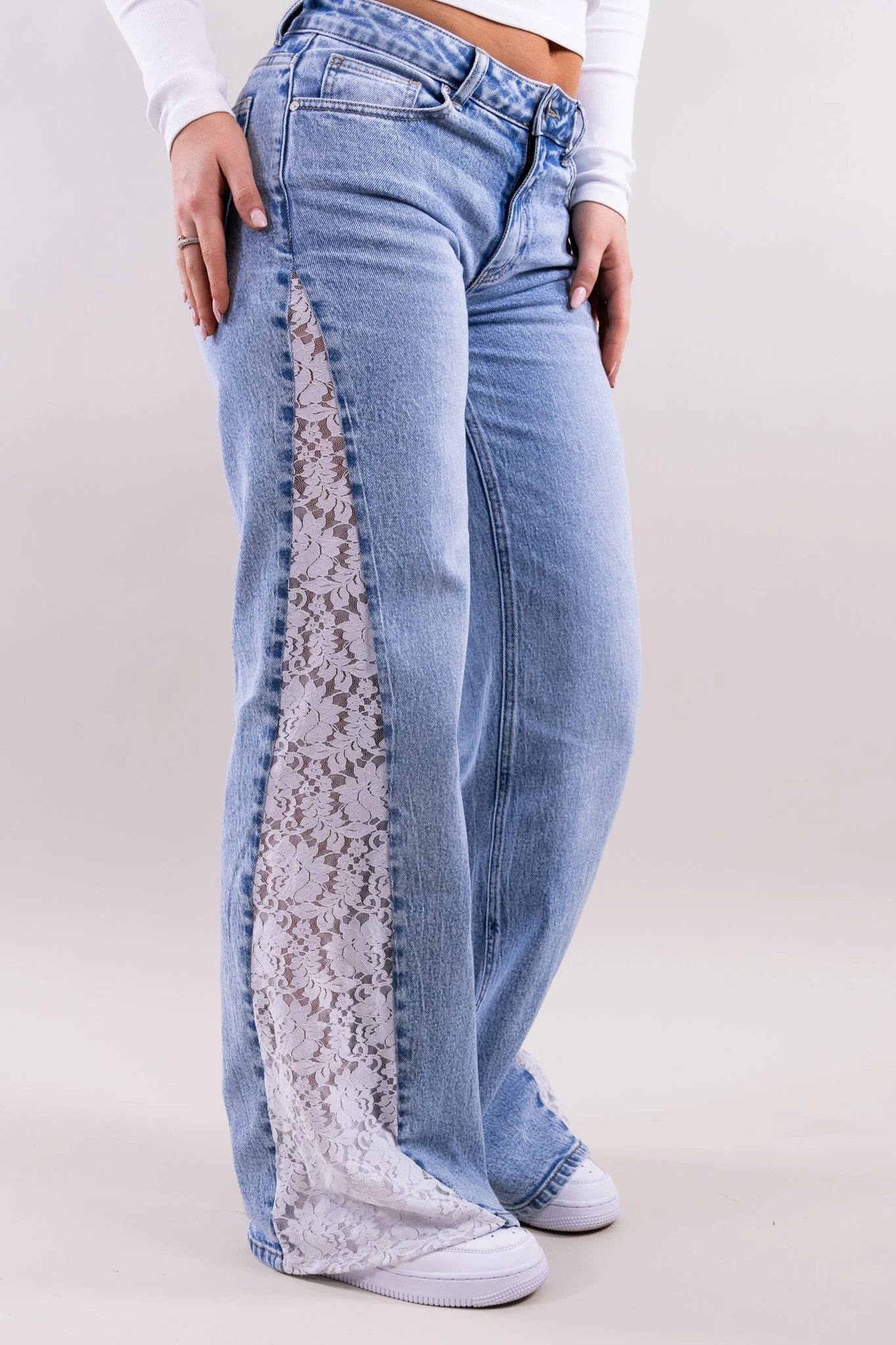 Lace Flair Jeans