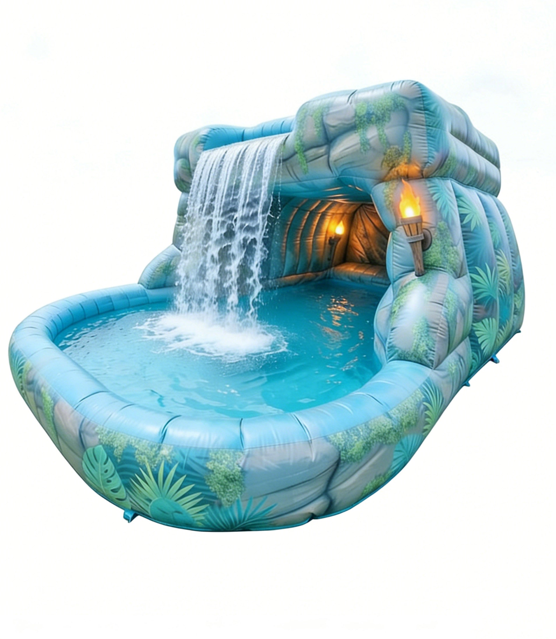 Cave Waterfall Adventure Splash Pool