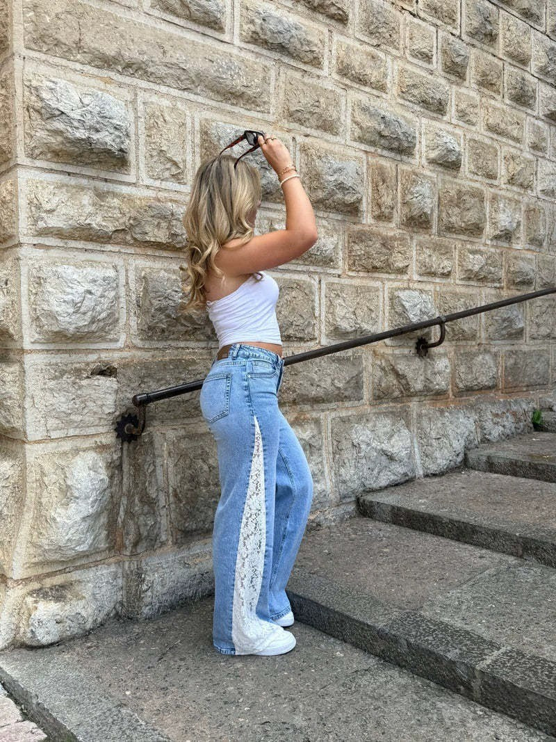 Lace Flair Jeans