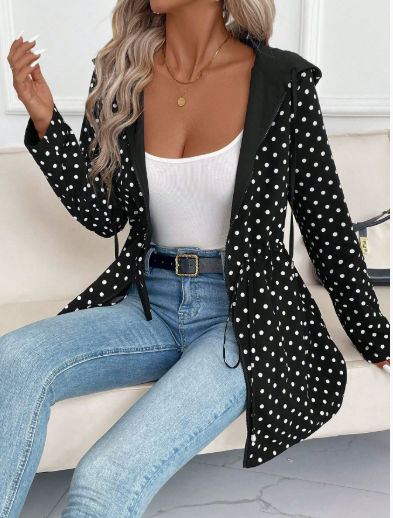 Reversible Coat with Leopard Print