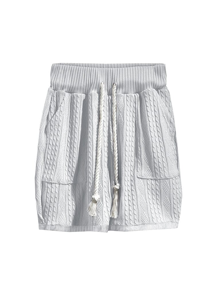 Cozy Cable Knit Tee & Shorts