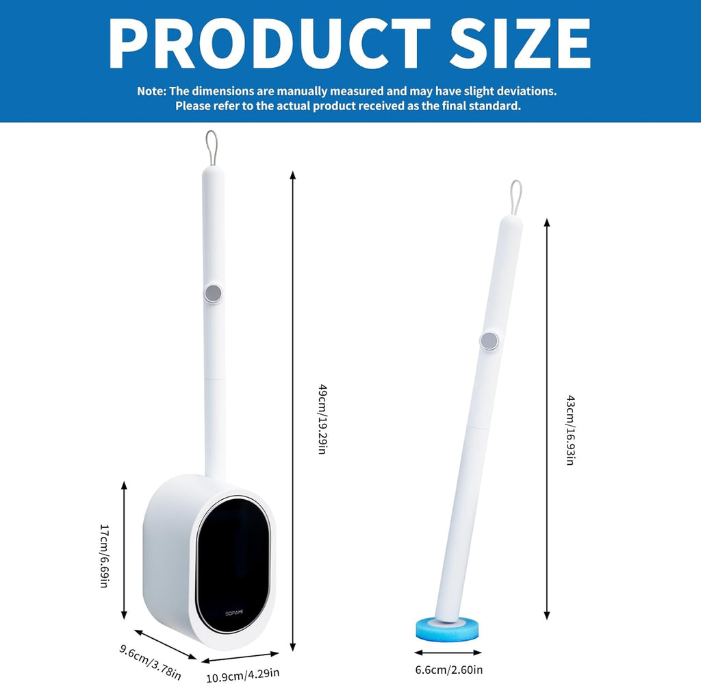 Disposable Self-Dissolving Toilet Scrubber System