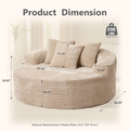 Lumen Boneless Round Lounge Chair