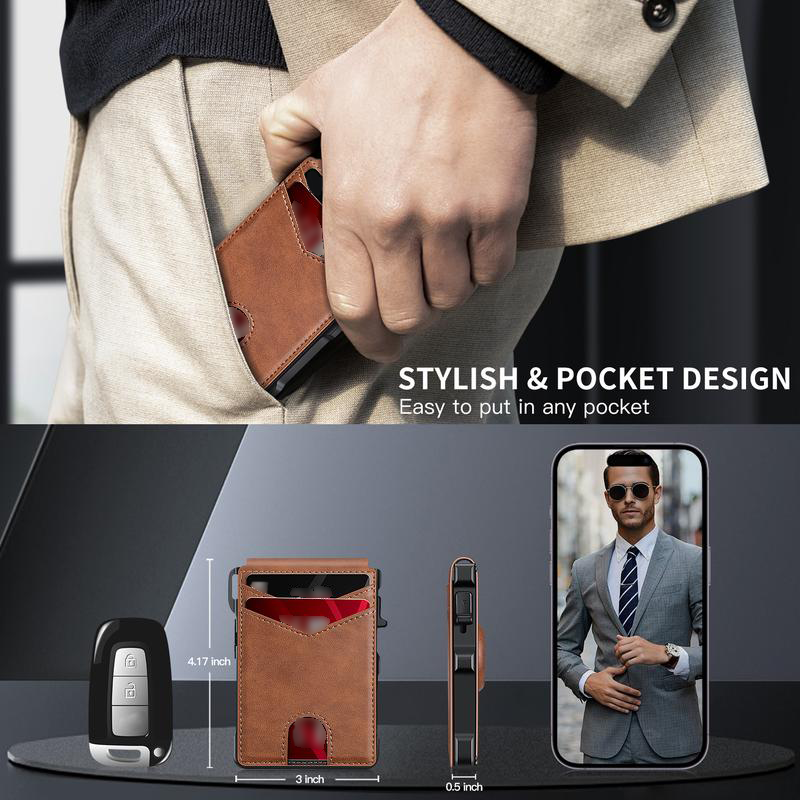 Anti-theft pop-up credit card wallet