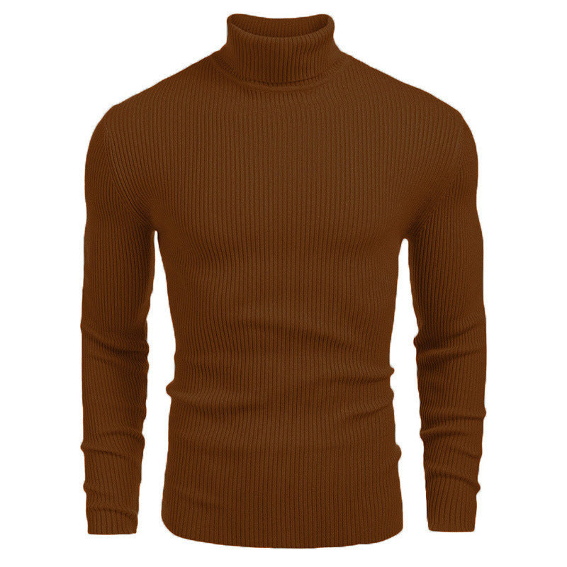 NordTrek SlimFit Ribbed Turtleneck Sweater