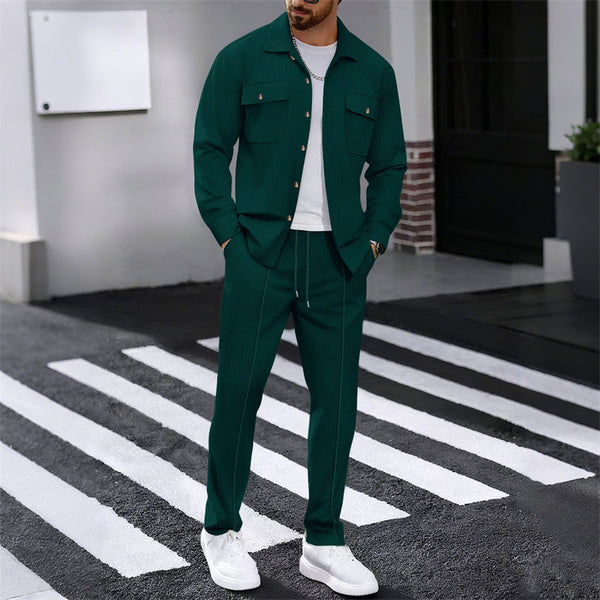 Everyday Waffle Jacket Set