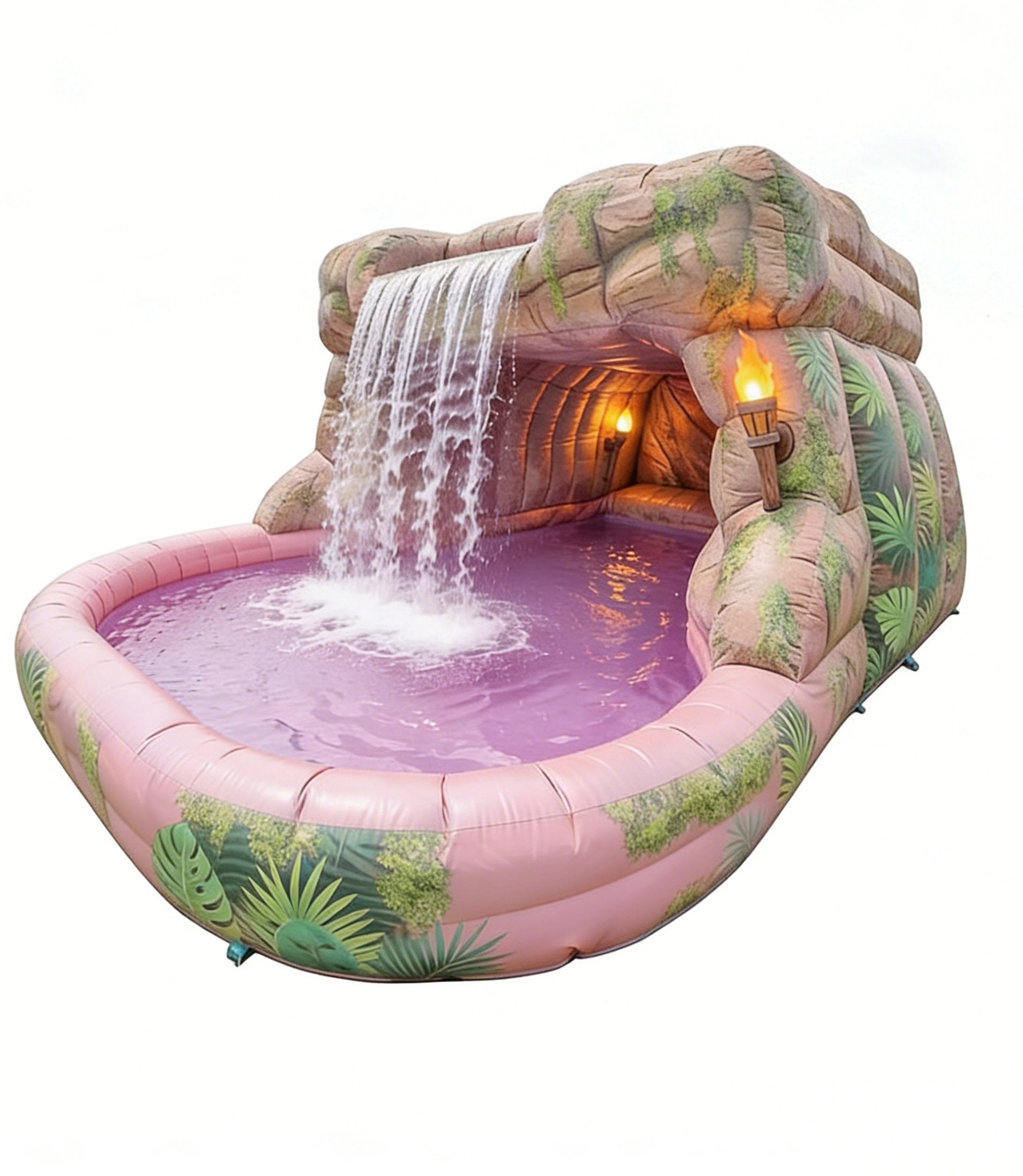 Cave Waterfall Adventure Splash Pool
