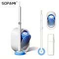 Disposable Self-Dissolving Toilet Scrubber System