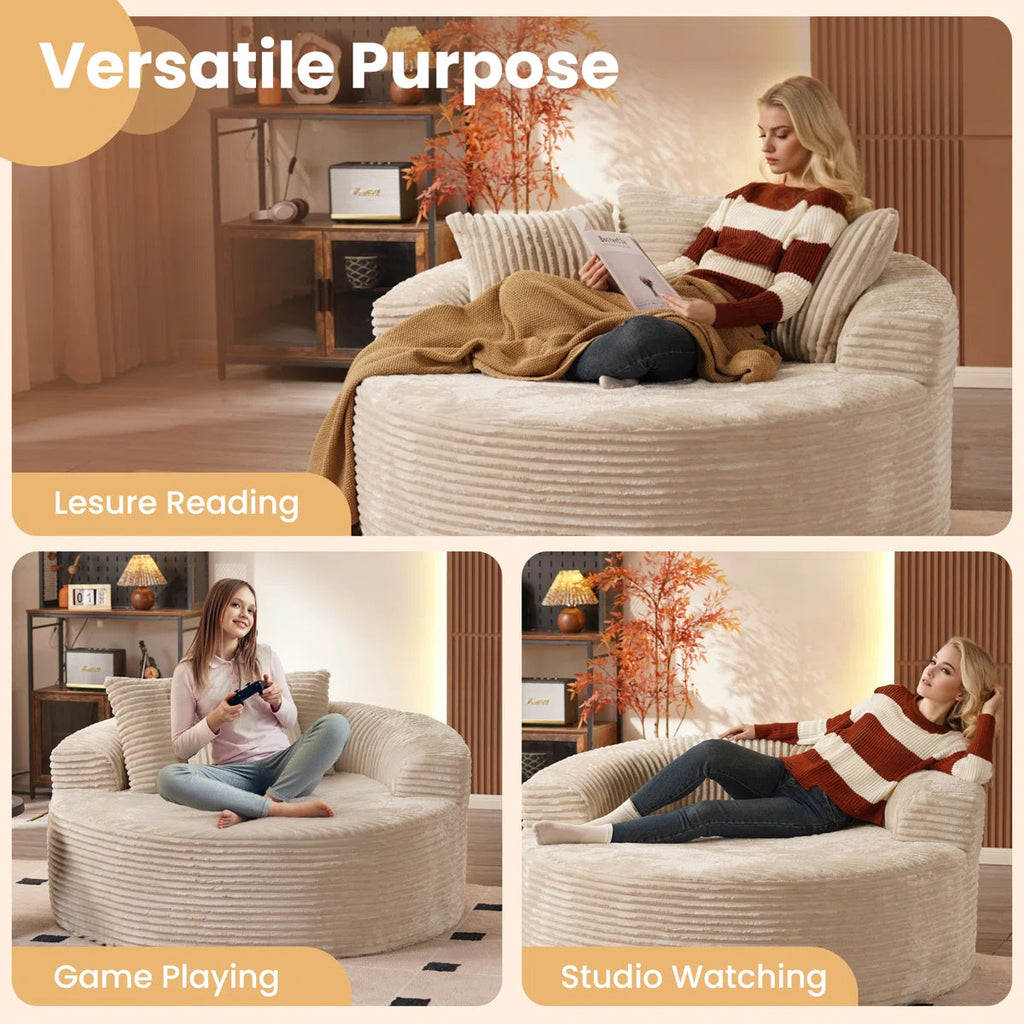 Lumen Boneless Round Lounge Chair