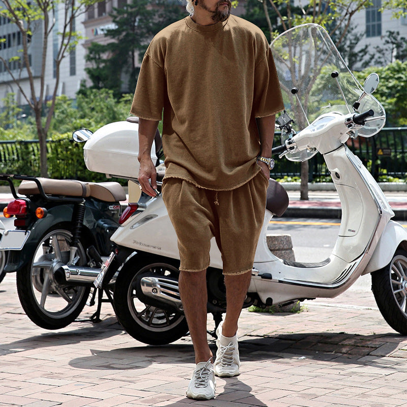 💎 -50% ON SOLID COLOR SPORTS SETS! 💎 Moisture-Wicking Comfort, Loose Fit & Perfect for Gym to Street 🏃‍♂️👕
