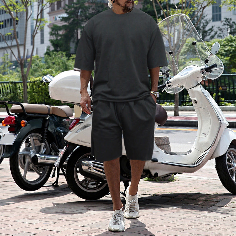 💎 -50% ON SOLID COLOR SPORTS SETS! 💎 Moisture-Wicking Comfort, Loose Fit & Perfect for Gym to Street 🏃‍♂️👕