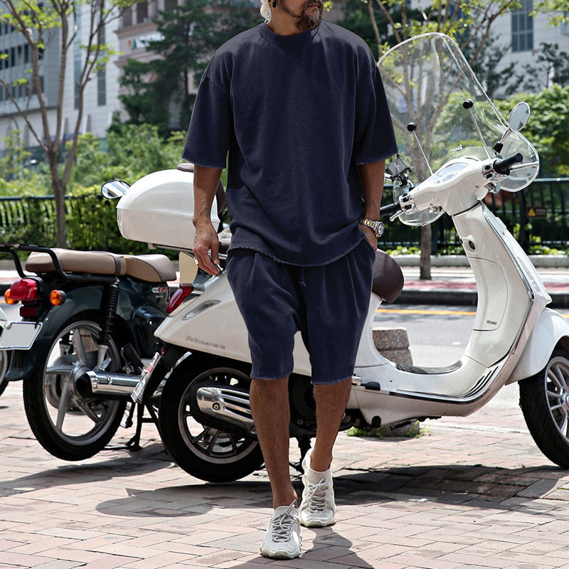 💎 -50% ON SOLID COLOR SPORTS SETS! 💎 Moisture-Wicking Comfort, Loose Fit & Perfect for Gym to Street 🏃‍♂️👕